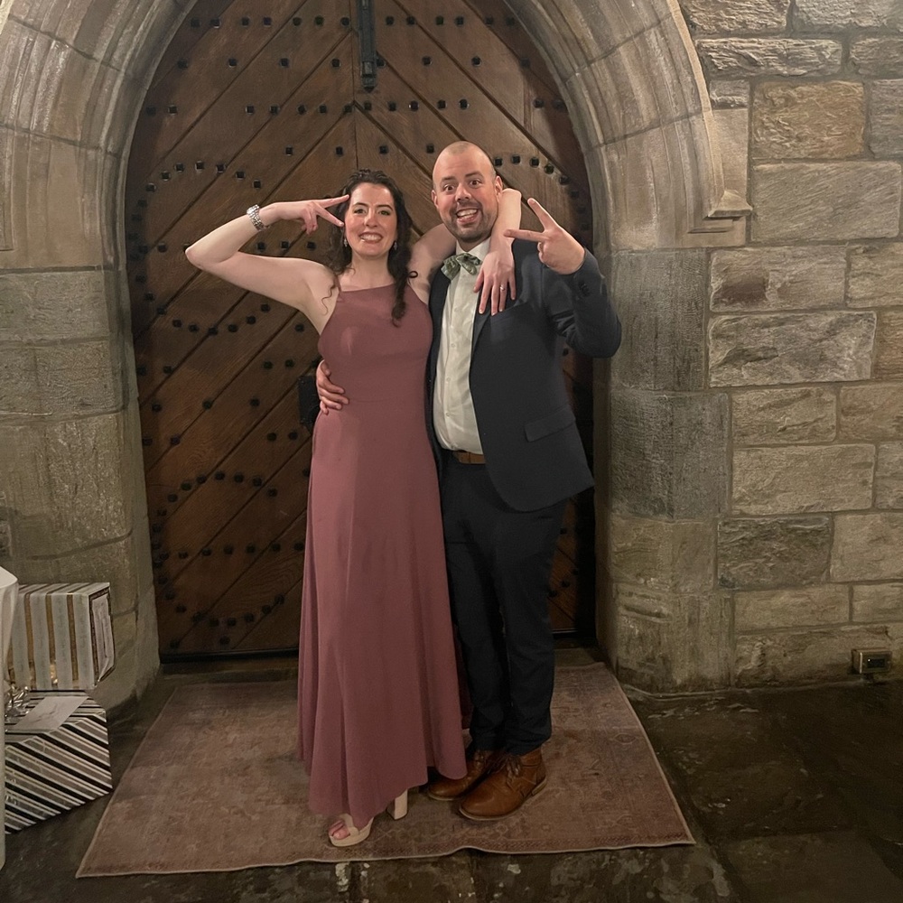 David’s Bridal Chianti bridesmaids dress